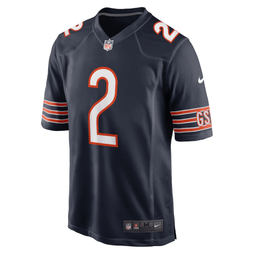 D.J. Moore Chicago Bears Nike Team Color Game Jersey – Navy - Image 2