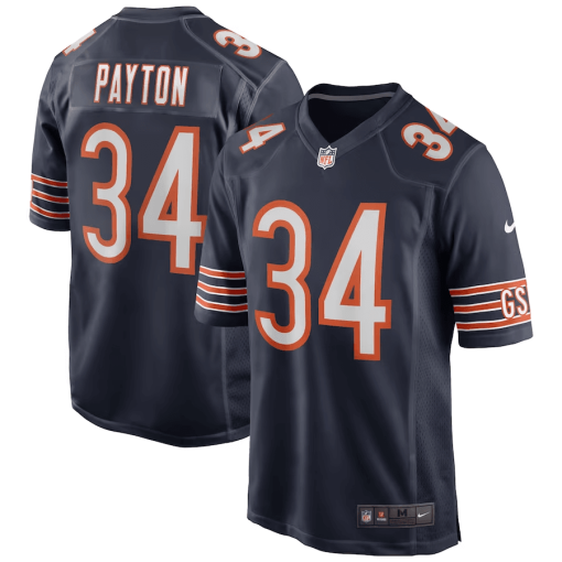 Walter Payton Chicago Bears Nike Game Retired Player Jersey – Navy