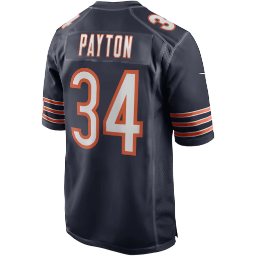 Walter Payton Chicago Bears Nike Game Retired Player Jersey – Navy - Image 3