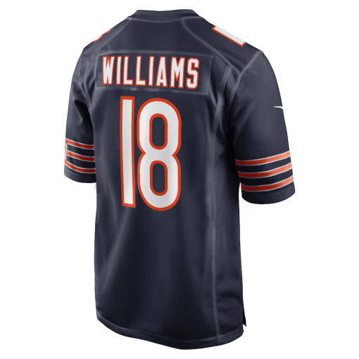 Caleb Williams Chicago Bears Nike Player Game Jersey – Navy - Image 3