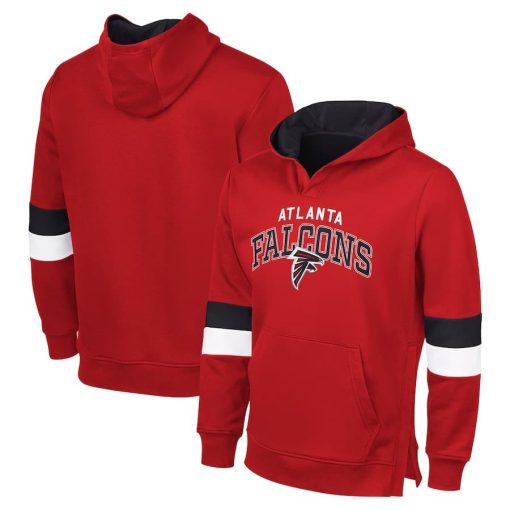 Atlanta Falcons G-III Sports by Carl BanksMen’s Adaptive Faceoff Pullover Hoodie – Red/Black