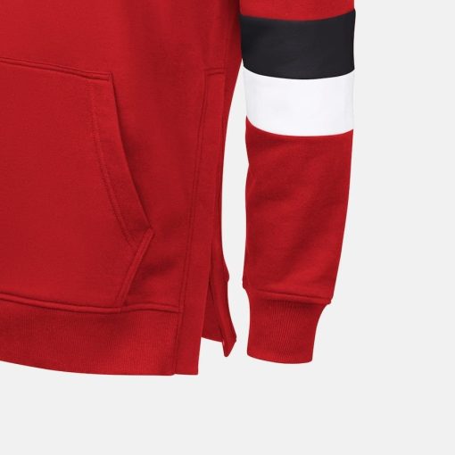 Atlanta Falcons G-III Sports by Carl BanksMen’s Adaptive Faceoff Pullover Hoodie – Red/Black - Image 4