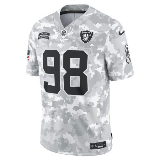 Nike 2024 Salute To Service Maxx Crosby Jersey