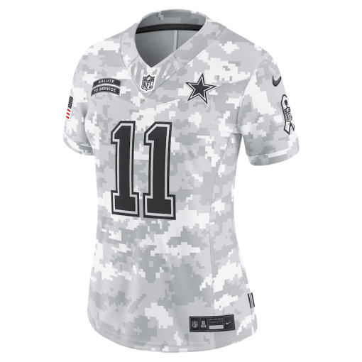 Micah Parsons Dallas Cowboys Nike Women’s 2024 Salute to Service Limited Jersey – Arctic Camo