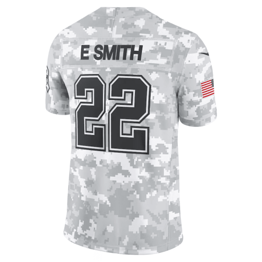 Emmitt Smith Dallas Cowboys Nike 2024 Salute to Service Retired Player Limited Jersey – Arctic Camo - Image 3