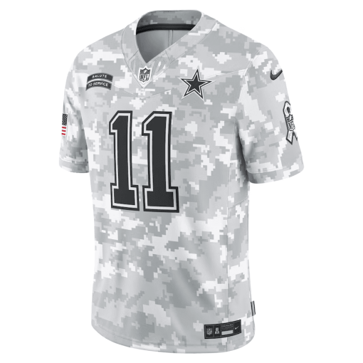 Micah Parsons Dallas Cowboys Nike 2024 Salute to Service Limited Jersey – Arctic Camo