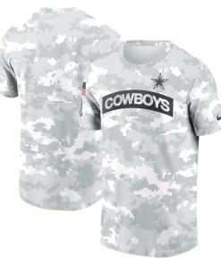 Alternative view of Dallas Cowboys Nike 2024 Salute To Service Performance T-Shirt – Arctic Camo