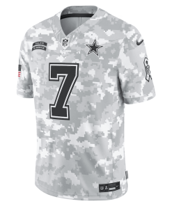 Trevon Diggs Dallas Cowboys Nike 2024 Salute to Service Limited Jersey – Arctic Camo