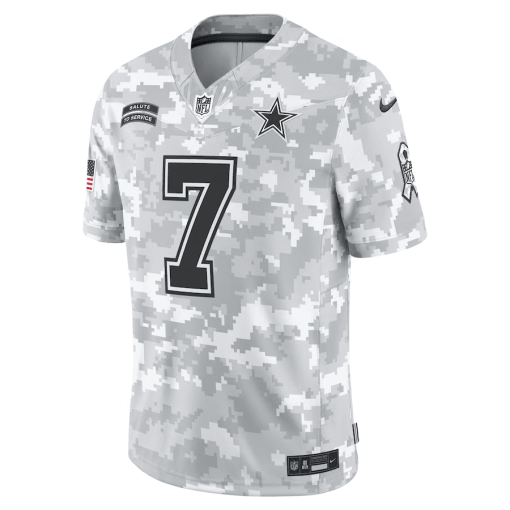Trevon Diggs Dallas Cowboys Nike 2024 Salute to Service Limited Jersey – Arctic Camo