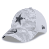 Dallas Cowboys New Era 2024 Salute To Service Digital Camo 39THIRTY Flex Hat – White