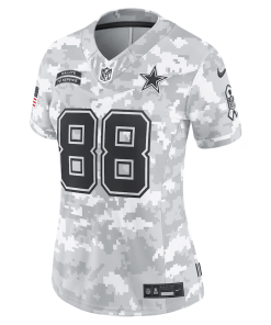 CeeDee Lamb Dallas Cowboys Nike Women’s 2024 Salute to Service Limited Jersey – Arctic Camo