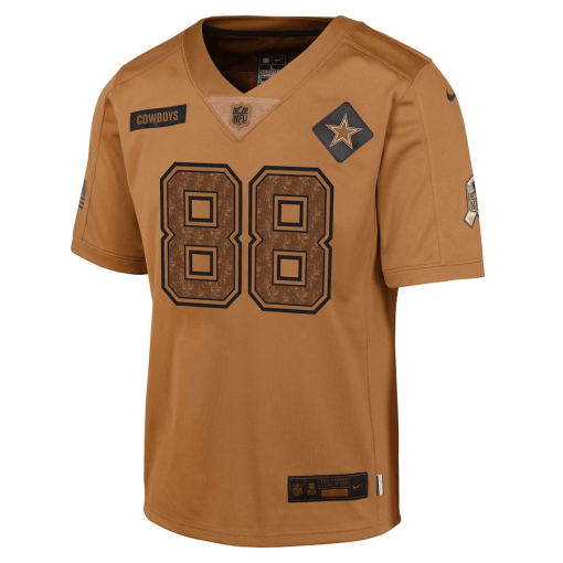Youth Nike CeeDee Lamb Brown Dallas Cowboys 2023 Salute To Service Limited Jersey - Image 2
