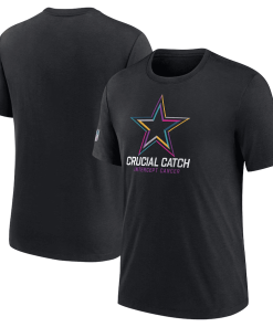 Alternative view of Men’s Nike Black Dallas Cowboys 2024 NFL Crucial Catch T-Shirt