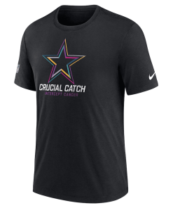 Men’s Nike Black Dallas Cowboys 2024 NFL Crucial Catch T-Shirt