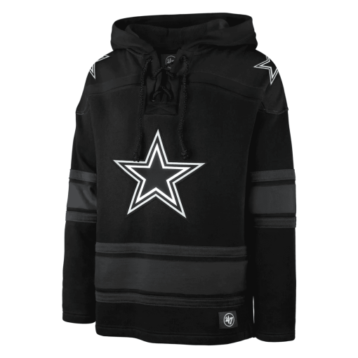 DALLAS COWBOYS ANTHRACITE SUPERIOR ’47 LACER HOOD