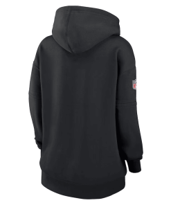 Alternative view of Women’s Nike Black Dallas Cowboys 2024 NFL Crucial Catch Club Pullover Hoodie