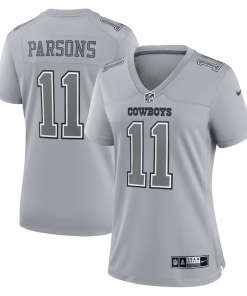 Women’s Nike Micah Parsons Gray Dallas Cowboys Atmosphere Fashion Game Jersey