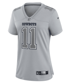 Alternative view of Women’s Nike Micah Parsons Gray Dallas Cowboys Atmosphere Fashion Game Jersey