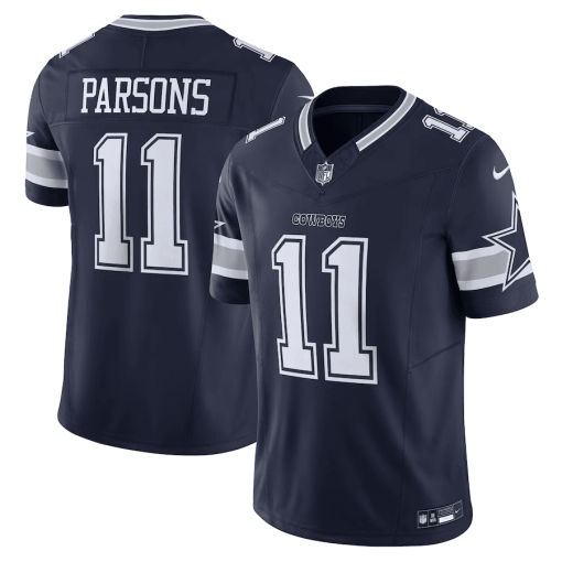 Men’s Nike Micah Parsons Navy Dallas Cowboys Vapor F.U.S.E. Limited Jersey