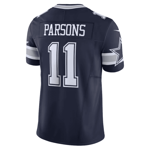 Men’s Nike Micah Parsons Navy Dallas Cowboys Vapor F.U.S.E. Limited Jersey - Image 3