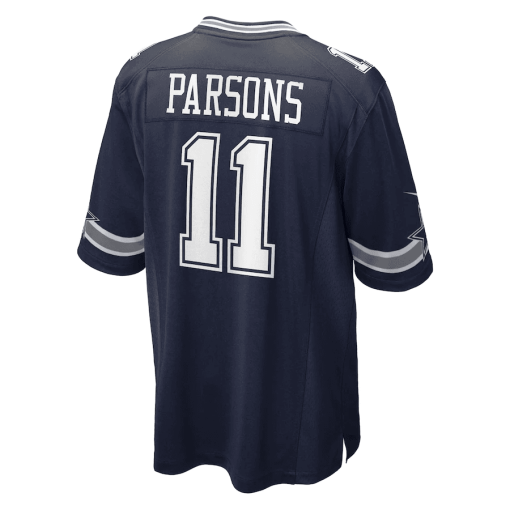 Men’s Nike Micah Parsons White Dallas Cowboys Game Jersey - Image 3