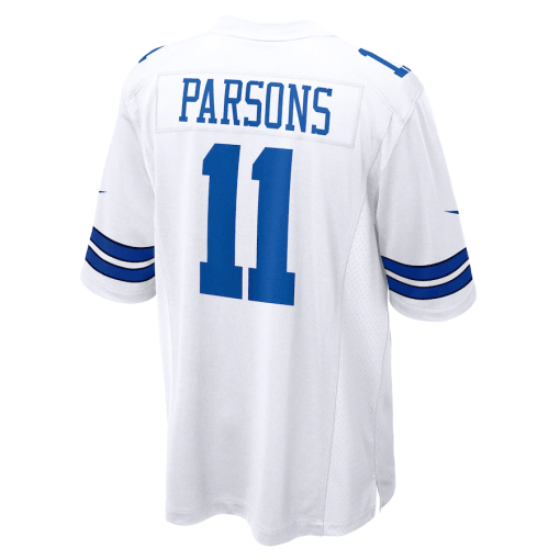 Men’s Nike Micah Parsons White Dallas Cowboys Game Jersey - Image 9