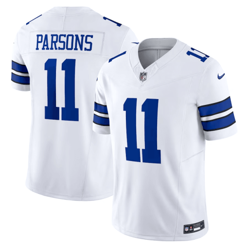 Men’s Nike Micah Parsons White Dallas Cowboys Vapor F.U.S.E. Limited Jersey