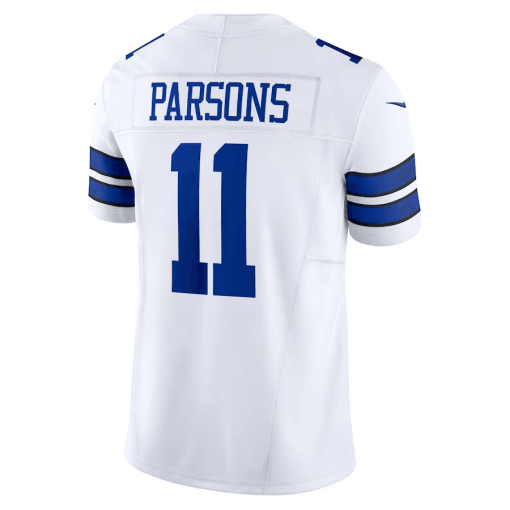 Men’s Nike Micah Parsons White Dallas Cowboys Vapor F.U.S.E. Limited Jersey - Image 3