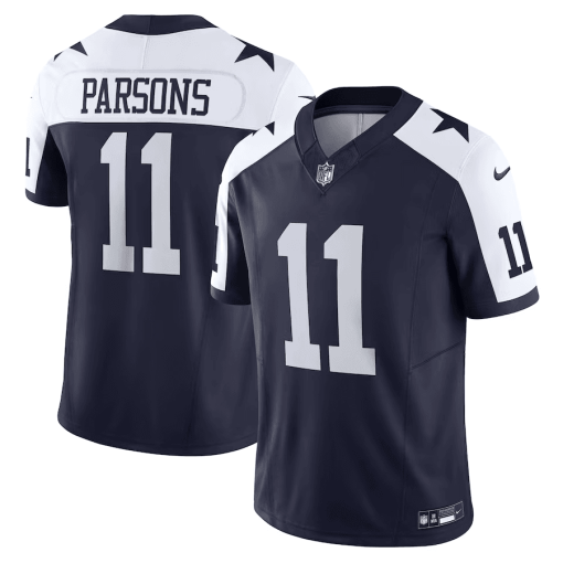 Men’s Nike Micah Parsons White Dallas Cowboys Vapor F.U.S.E. Limited Jersey - Image 4