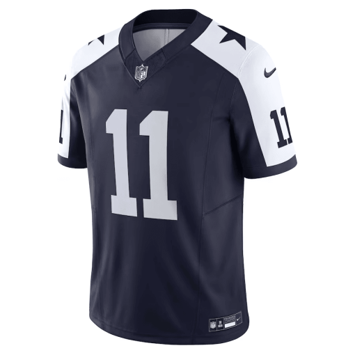 Men’s Nike Micah Parsons White Dallas Cowboys Vapor F.U.S.E. Limited Jersey - Image 5