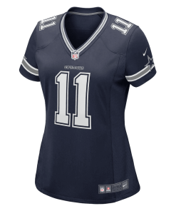 Alternative view of Women’s Nike Micah Parsons Navy Dallas Cowboys Game Jersey