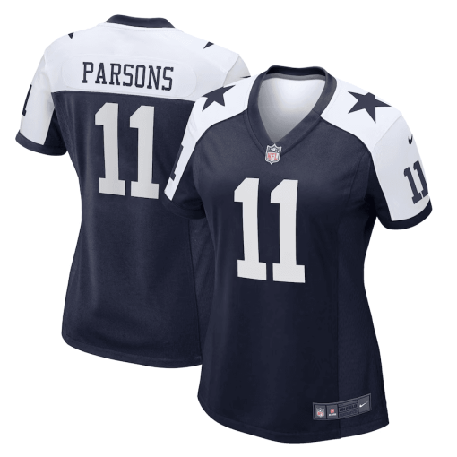 Women’s Nike Micah Parsons White Dallas Cowboys Vapor F.U.S.E. Limited Jersey - Image 4