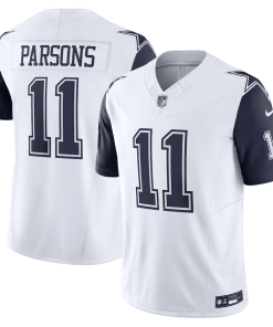 Men’s Nike Micah Parsons White Dallas Cowboys Vapor F.U.S.E. Limited Jersey
