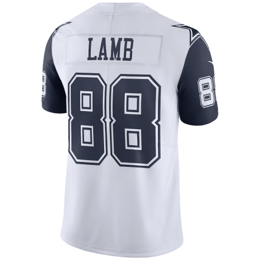 Men’s Nike CeeDee Lamb White Dallas Cowboys 2nd Alternate Vapor Limited Jersey - Image 3
