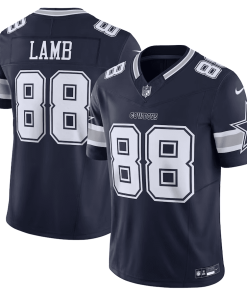 Men’s Nike CeeDee Lamb Navy Dallas Cowboys Vapor F.U.S.E. Limited Jersey