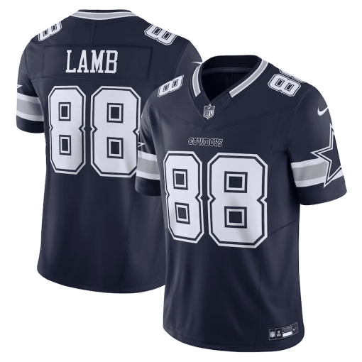 Men’s Nike CeeDee Lamb Navy Dallas Cowboys Vapor F.U.S.E. Limited Jersey