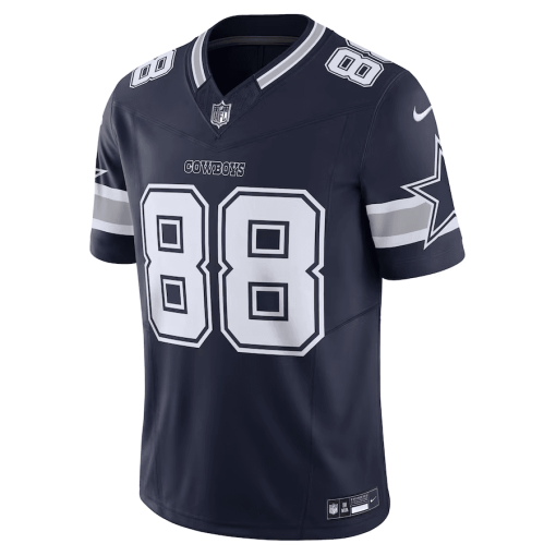 Men’s Nike CeeDee Lamb Navy Dallas Cowboys Vapor F.U.S.E. Limited Jersey - Image 2