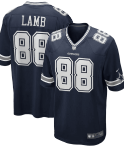 Men’s Nike CeeDee Lamb Navy Dallas Cowboys Game Jersey