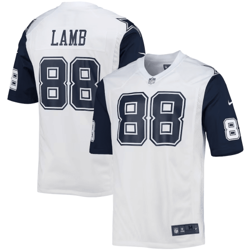 Men’s Nike CeeDee Lamb Navy Dallas Cowboys Game Jersey - Image 7