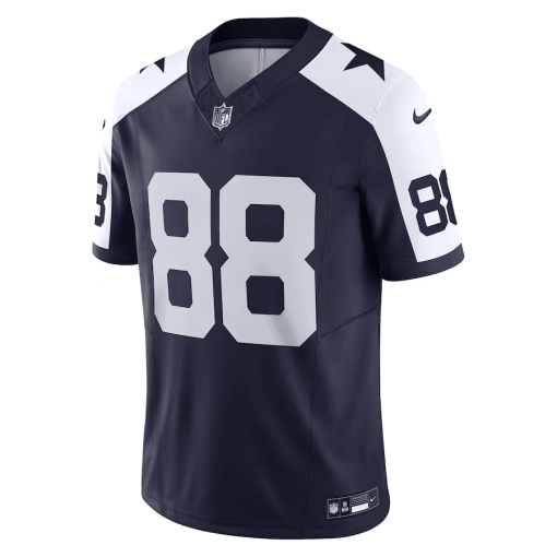 Men’s Nike CeeDee Lamb Navy Dallas Cowboys Vapor F.U.S.E. Limited Jersey - Image 2