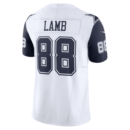 Men’s Nike CeeDee Lamb Navy Dallas Cowboys Vapor F.U.S.E. Limited Jersey - Image 6
