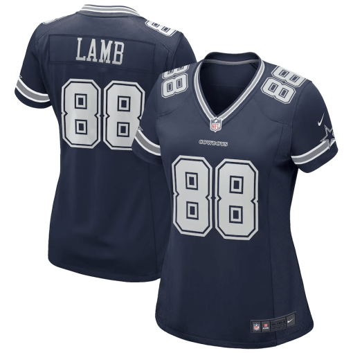 Women’s Nike CeeDee Lamb Navy Dallas Cowboys Game Jersey