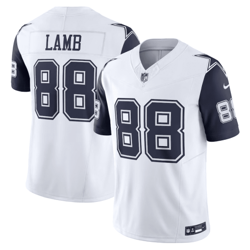 Men’s Nike CeeDee Lamb Navy Dallas Cowboys Vapor F.U.S.E. Limited Jersey - Image 4