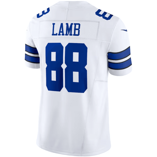 Men’s Nike CeeDee Lamb Navy Dallas Cowboys Vapor F.U.S.E. Limited Jersey - Image 9