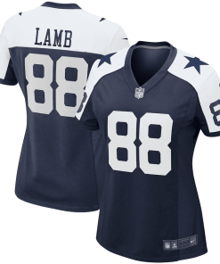 Women’s Nike CeeDee Lamb Navy Dallas Cowboys Alternate Game Team Jersey