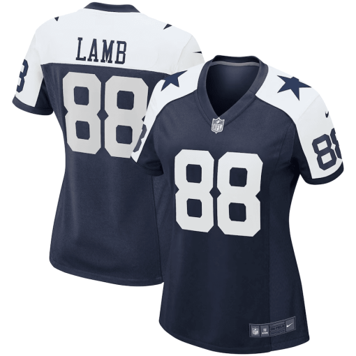 Women’s Nike CeeDee Lamb Navy Dallas Cowboys Alternate Game Team Jersey