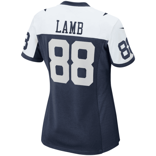 Women’s Nike CeeDee Lamb Navy Dallas Cowboys Alternate Game Team Jersey - Image 3