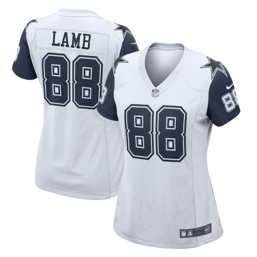 Women’s Nike CeeDee Lamb Navy Dallas Cowboys Alternate Game Team Jersey - Image 7