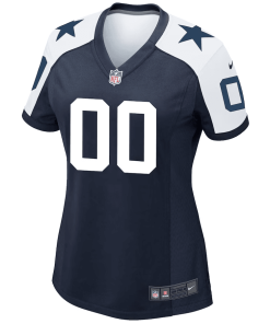 Alternative view of Women’s Nike Navy Dallas Cowboys Alternate Custom Game Jersey