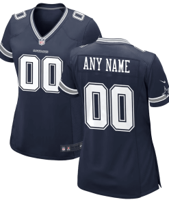 Women’s Nike Navy Dallas Cowboys Custom Game Jersey